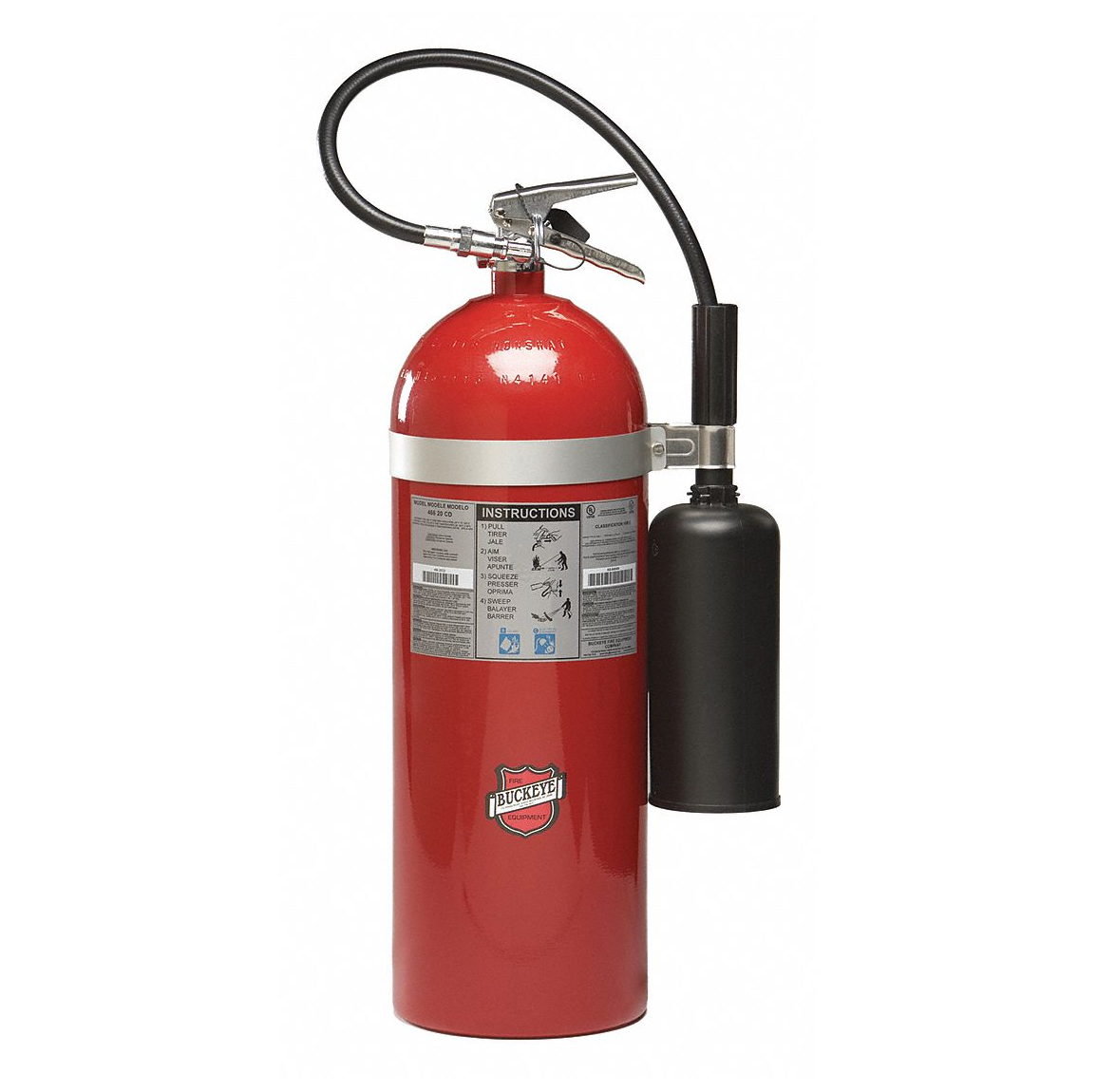 Extintor Buckeye CO2 UL 20 Lbs Costa Rica